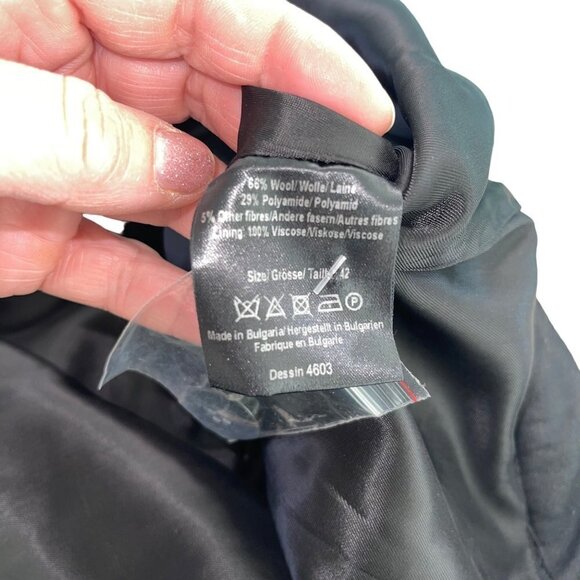 Baum Und Pferdgarten Womens Trousers Size 42 Blue Wide Leg Cropped Pockets New - Picture 7 of 10